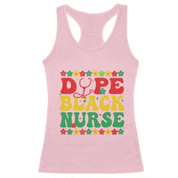 Melanin Queen Nursing Black History Month Gift Racerback Tank Top Dope Black Nurse