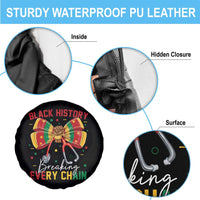 Black History Breaking Every Chain Spare Tire Cover Gift For Black Nurse - Wonder Print Shop