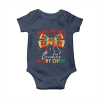 Black History Breaking Every Chain Baby Onesie Gift For Black Nurse - Wonder Print Shop