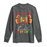 Black History Breaking Every Chain Long Sleeve Shirt Gift For Black Nurse - Wonder Print Shop