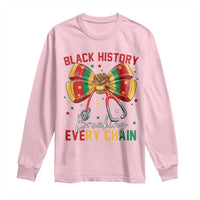 Black History Breaking Every Chain Long Sleeve Shirt Gift For Black Nurse - Wonder Print Shop