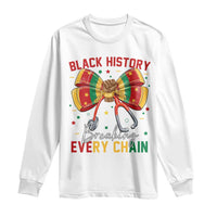 Black History Breaking Every Chain Long Sleeve Shirt Gift For Black Nurse - Wonder Print Shop