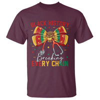Black History Breaking Every Chain T Shirt Gift For Black Nurse - Wonder Print Shop