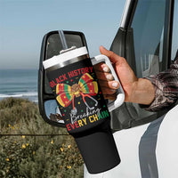 Black History Breaking Every Chain Tumbler With Handle Gift For Black Nurse - Wonder Print Shop