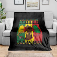 Breaking Every Chain Throw Blanket Black History Medical Professional Gift - Wonder Print Shop
