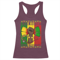 Breaking Every Chain Racerback Tank Top Black History Medical Professional Gift - Wonder Print Shop