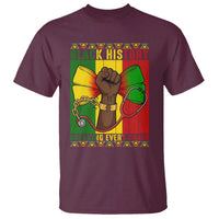 Breaking Every Chain T Shirt Black History Medical Professional Gift - Wonder Print Shop