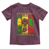 Breaking Every Chain Toddler T Shirt Black History Medical Professional Gift - Wonder Print Shop