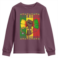 Breaking Every Chain Youth Sweatshirt Black History Medical Professional Gift - Wonder Print Shop