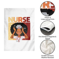 Strong Black Nurse Garden Flag Black History Medical Professional Gift - Wonder Print Shop