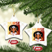 Strong Black Nurse Ceramic Ornament Black History Medical Professional Gift - Wonder Print Shop
