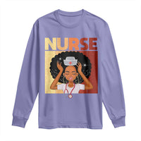 Strong Black Nurse Long Sleeve Shirt Black History Medical Professional Gift - Wonder Print Shop