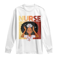 Strong Black Nurse Long Sleeve Shirt Black History Medical Professional Gift - Wonder Print Shop
