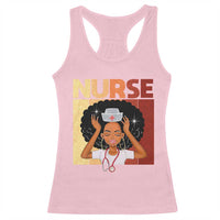 Strong Black Nurse Racerback Tank Top Black History Medical Professional Gift - Wonder Print Shop