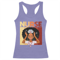Strong Black Nurse Racerback Tank Top Black History Medical Professional Gift - Wonder Print Shop