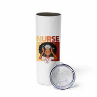 Strong Black Nurse Skinny Tumbler Black History Medical Professional Gift - Wonder Print Shop