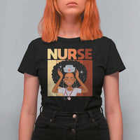 Strong Black Nurse T Shirt For Women Black History Medical Professional Gift - Wonder Print Shop