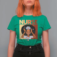 Strong Black Nurse T Shirt For Women Black History Medical Professional Gift - Wonder Print Shop