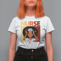 Strong Black Nurse T Shirt For Women Black History Medical Professional Gift - Wonder Print Shop