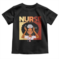 Strong Black Nurse Toddler T Shirt Black History Medical Professional Gift - Wonder Print Shop