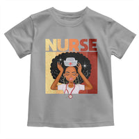 Strong Black Nurse Toddler T Shirt Black History Medical Professional Gift - Wonder Print Shop