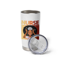 Strong Black Nurse Tumbler Cup Black History Medical Professional Gift - Wonder Print Shop