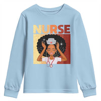 Strong Black Nurse Youth Sweatshirt Black History Medical Professional Gift - Wonder Print Shop