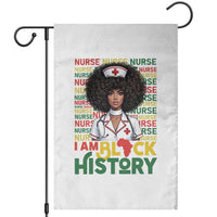 I Am Black History Garden Flag Black History Month Nurse Gift - Wonder Print Shop