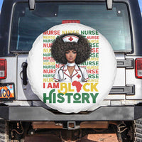 I Am Black History Spare Tire Cover Black History Month Nurse Gift - Wonder Print Shop