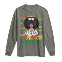 I Am Black History Long Sleeve Shirt Black History Month Nurse Gift - Wonder Print Shop