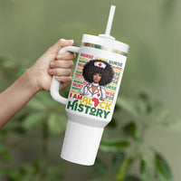 I Am Black History Tumbler With Handle Black History Month Nurse Gift - Wonder Print Shop