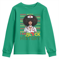 I Am Black History Youth Sweatshirt Black History Month Nurse Gift - Wonder Print Shop