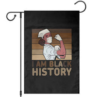 Proud Black Nurse Garden Flag I Am Black History - Wonder Print Shop