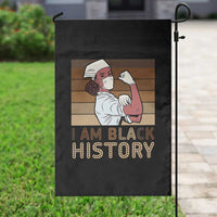 Proud Black Nurse Garden Flag I Am Black History - Wonder Print Shop