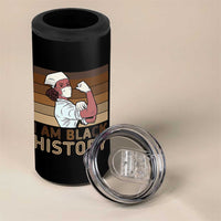 Proud Black Nurse 4 in 1 Can Cooler Tumbler I Am Black History - Wonder Print Shop