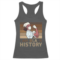 Proud Black Nurse Racerback Tank Top I Am Black History - Wonder Print Shop
