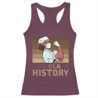 Proud Black Nurse Racerback Tank Top I Am Black History - Wonder Print Shop