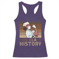 Proud Black Nurse Racerback Tank Top I Am Black History - Wonder Print Shop