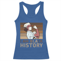 Proud Black Nurse Racerback Tank Top I Am Black History - Wonder Print Shop