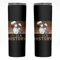 Proud Black Nurse Skinny Tumbler I Am Black History - Wonder Print Shop