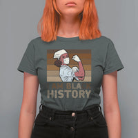 Proud Black Nurse T Shirt For Women I Am Black History - Wonder Print Shop