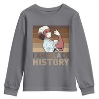 Proud Black Nurse Youth Sweatshirt I Am Black History - Wonder Print Shop