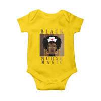 Black Nurse Magic Baby Onesie Black History Month Nurse Gift - Wonder Print Shop