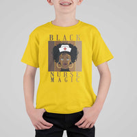 Black Nurse Magic T Shirt For Kid Black History Month Nurse Gift - Wonder Print Shop