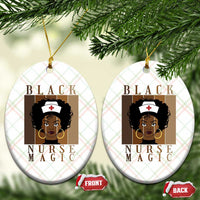 Black Nurse Magic Ceramic Ornament Black History Month Nurse Gift - Wonder Print Shop