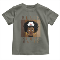 Black Nurse Magic Toddler T Shirt Black History Month Nurse Gift - Wonder Print Shop