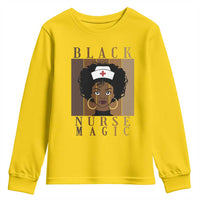Black Nurse Magic Youth Sweatshirt Black History Month Nurse Gift - Wonder Print Shop