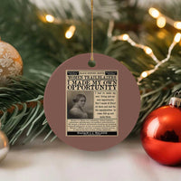 Madam C.J. Walker Ceramic Ornament I Made My Own Opportunity - Wonder Print Shop