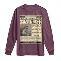 Madam C.J. Walker Long Sleeve Shirt I Made My Own Opportunity - Wonder Print Shop