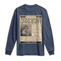 Madam C.J. Walker Long Sleeve Shirt I Made My Own Opportunity - Wonder Print Shop